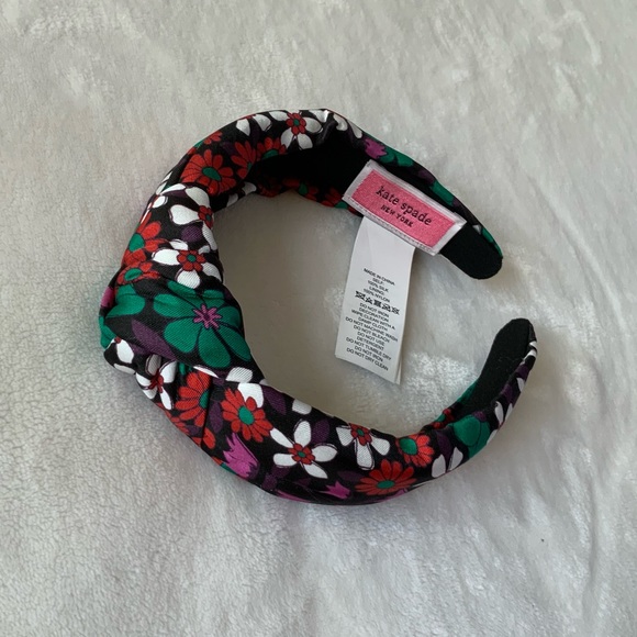 KATE SPADE NEW YORK floral medley knot silk headband - Picture 8 of 10